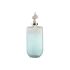 Vază DKD Home Decor Albastru Aluminiu Geam Scoică Mediterană 9 x 17 x 43 cm