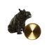 Figură Decorativă DKD Home Decor Cupru Hipopotam 74 x 33,5 x 42 cm