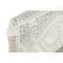 Fotoliu DKD Home Decor Alb Bej 90 x 56 x 15 cm