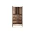 Dulap DKD Home Decor 70 x 38 x 140 cm Auriu* Lemn Gri închis
