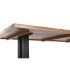 Masă de Sufragerie DKD Home Decor Natural Negru Metal 180 x 90 x 75 cm