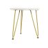 Suport pentru Picioare DKD Home Decor 34,5 x 34,5 x 48 cm Metal Alb Modern