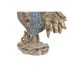 Figură Decorativă DKD Home Decor 14,3 x 7,5 x 20 cm Albastru Turquoise Cocoș murat (2 Unități)