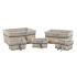 Set de Coșuri DKD Home Decor 48 x 38 x 13 cm Poliester Spirale (5 Unități)