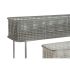 Set de jardiniere DKD Home Decor 100 x 22 x 70 cm Gri Metal Alb Vintage