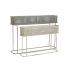 Set de jardiniere DKD Home Decor 100 x 22 x 70 cm Gri Metal Alb Vintage