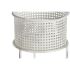 Set de jardiniere DKD Home Decor 33 x 33 x 70 cm Gri Metal Alb Vintage