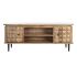 Mobilă TV DKD Home Decor Natural Metal Lemn de mango 140 x 40 x 55 cm