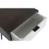 Noptieră DKD Home Decor 45 x 38 x 50 cm Negru Metal Alb Lemn de mango Wengue