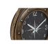 Ceas de Perete DKD Home Decor 43 x 8 x 71 cm Geam Negru Auriu* Fier (2 Unități)