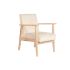 Fotoliu DKD Home Decor Bej Natural Pin 63 x 68 x 81 cm