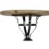 Masa laterală DKD Home Decor Brad Negru Metal 60 x 60 x 63,5 cm