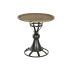 Masa laterală DKD Home Decor Brad Negru Metal 60 x 60 x 63,5 cm