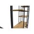 Raft DKD Home Decor Negru Natural Metal Lemn MDF 140 x 33 x 180 cm (1)