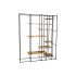 Raft DKD Home Decor Negru Natural Metal Lemn MDF 140 x 33 x 180 cm (1)