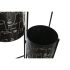 Ghiveci DKD Home Decor Negru Auriu* Metal Față 22 x 22 x 93 cm