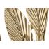 Decorațiune de Perete DKD Home Decor Auriu* Tropical Frunza a unei plante 80 x 2 x 80 cm