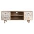Mobilă TV DKD Home Decor 135 x 40 x 55 cm Natural Alb Lemn de mango