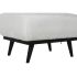 Banchetă DKD Home Decor Alb Negru 70 x 50 x 42 cm