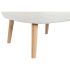 Fotoliu DKD Home Decor Alb Natural Lemn 70 x 70 x 80 cm