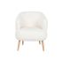 Fotoliu DKD Home Decor Alb Natural Lemn 70 x 70 x 80 cm
