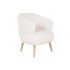 Fotoliu DKD Home Decor Alb Natural Lemn 70 x 70 x 80 cm
