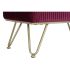 Banchetă DKD Home Decor 110 x 42 x 44 cm Metal Castaniu