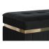 Banchetă DKD Home Decor Negru Auriu* Verde Gri închis Lemn MDF 70 x 40 x 43 cm