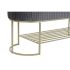 Banchetă DKD Home Decor Gri Auriu* Metal 120 x 40 x 45 cm