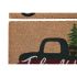 Preș DKD Home Decor Alb Maro Roșu Verde PVC Fibră de cocos 60 x 40 x 1,5 cm (2 Unități)