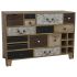 Dulap cu Sertare DKD Home Decor 114 x 39 x 80 cm Metal Colonial Lemn de mango