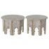 Set de 2 mese DKD Home Decor Natural 75 x 75 x 45 cm 70 x 70 x 46 cm