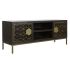Mobilă TV DKD Home Decor 140 x 40 x 55 cm Negru Metal Salcâm