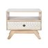 Noptieră DKD Home Decor Alb Natural Lemn de mango 55 x 35 x 45 cm