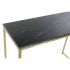 Consolă DKD Home Decor 100 x 40 x 77 cm Negru Auriu* Marmură Fier