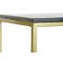 Consolă DKD Home Decor 100 x 40 x 77 cm Negru Auriu* Marmură Fier