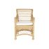 Fotoliu DKD Home Decor Alb Natural 56 x 63 x 86 cm