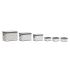 Set de Coșuri DKD Home Decor Alb Gri Bambus Lemn MDF Stele 51 x 35 x 33 cm