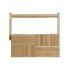Organizator pentru tacâmuri DKD Home Decor Natural Bambus 27 x 16,5 x 11,5 cm