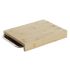 Masă de tăiat DKD Home Decor Natural Bambus Oțel inoxidabil 28 x 21,5 x 4,2 cm
