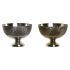 Decorațiune pentru Centrul Mesei DKD Home Decor Auriu* Argintiu Modern 25 x 25 x 18 cm (2 Unități)