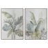 Tablou DKD Home Decor Palmieri 100 x 4 x 140 cm Tropical (2 Unități)