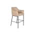 Taburet DKD Home Decor Negru Bej Metal 59 x 60 x 107 cm