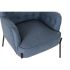 Fotoliu DKD Home Decor Albastru Negru Metal 65 x 73 x 79,5 cm