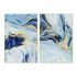 Tablou DKD Home Decor 80 x 2,5 x 120 cm Abstract Modern (2 Unități)