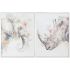 Tablou DKD Home Decor Modern animale 60 x 3,5 x 80 cm (2 Unități)