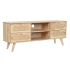 Mobilă TV DKD Home Decor Natural Metal Lemn de cauciuc 120 x 30 x 48 cm