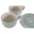 Set de Căni de Cafea DKD Home Decor Albastru Alb Verde Liliachiu Metal Dolomite 180 ml