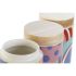 Staniu DKD Home Decor Multicolor Natural Bambus Dolomite 1 L 10 x 10 x 16 cm (3 Unități)