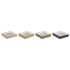 Suport pentru Șervețele DKD Home Decor Verde Muştar Maro închis Metal Lemn MDF 18 x 18 x 4 cm (4 Unități)